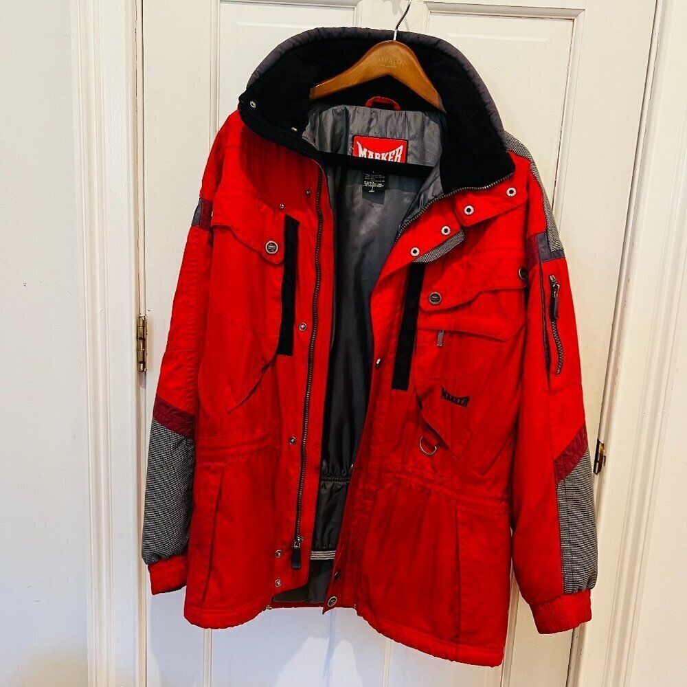 Vintage Marker Ski Jacket Coat Size Large 90's Y2K - Picture 2 of 16